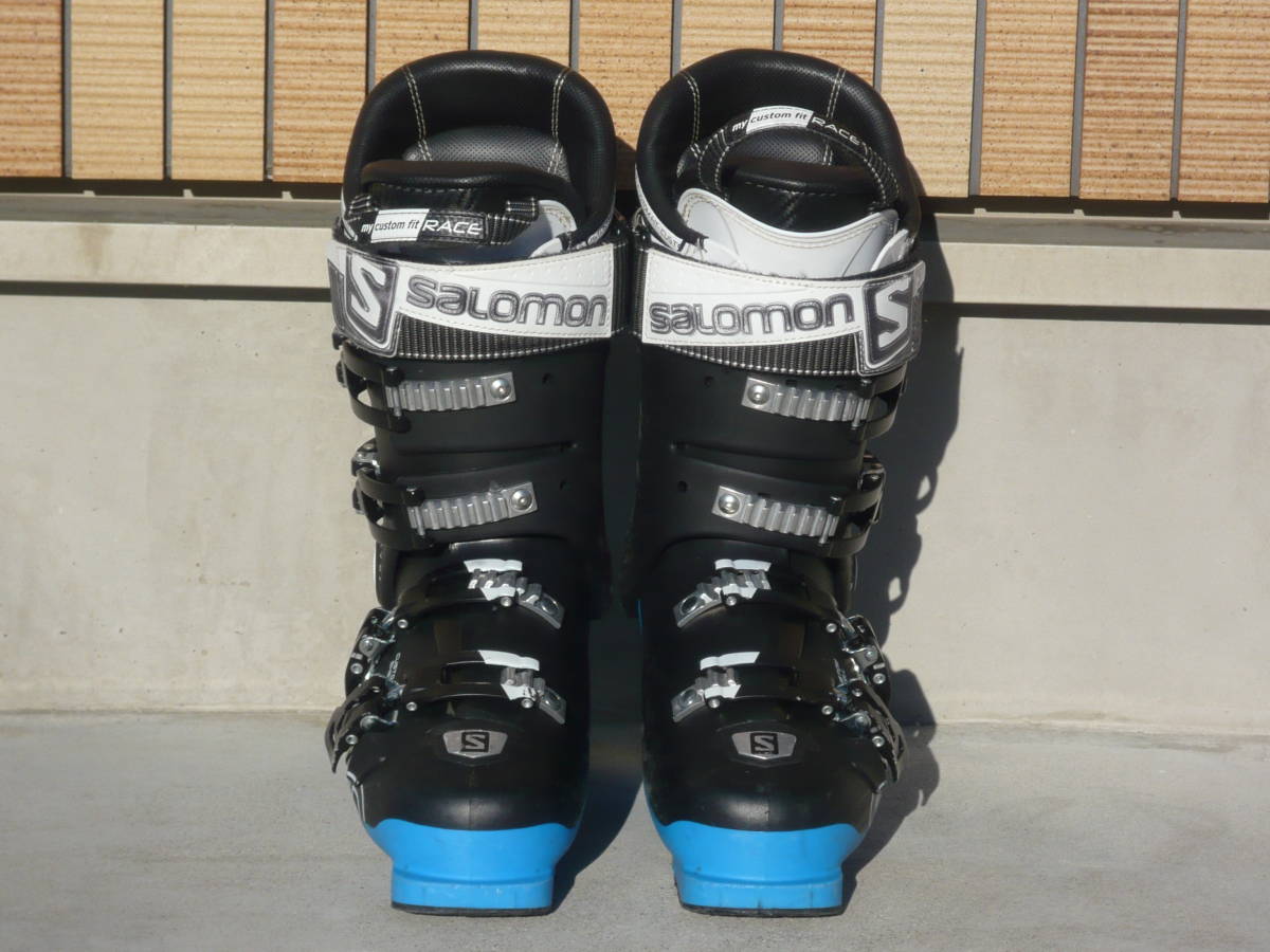 1**** быстрое решение!SALOMON/ Salomon лыжи ботинки X-MAX120 чёрный / синий 26.0cm/26.5cm 305mm