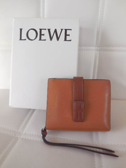 ↓ＵＳＥＤ↓ロエベ↓財布↓ＬＯＥＷＥ↓ブラウン↓コンパクトジップウォレット↓