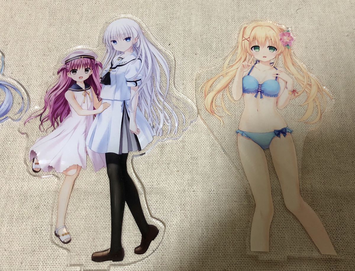 summer pockets アクリルスタンド 鳴瀬しろは 空門蒼 紬 summer pockets アクリルスタンド 鳴瀬しろは 空門蒼 紬