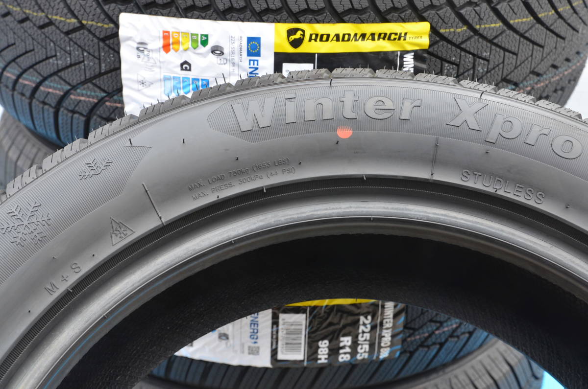 225/55R18 98H 4本セット ロードマーチ ウインター Roadmarch Winter Xpro 888 スタッドレス / 4本セット / 新品 / 2023年製造_画像4