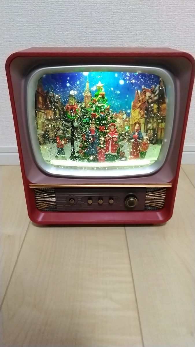 クリスマスツリー カラーテレビ北原照久サイン入り　メロディ付き　値下げ不可