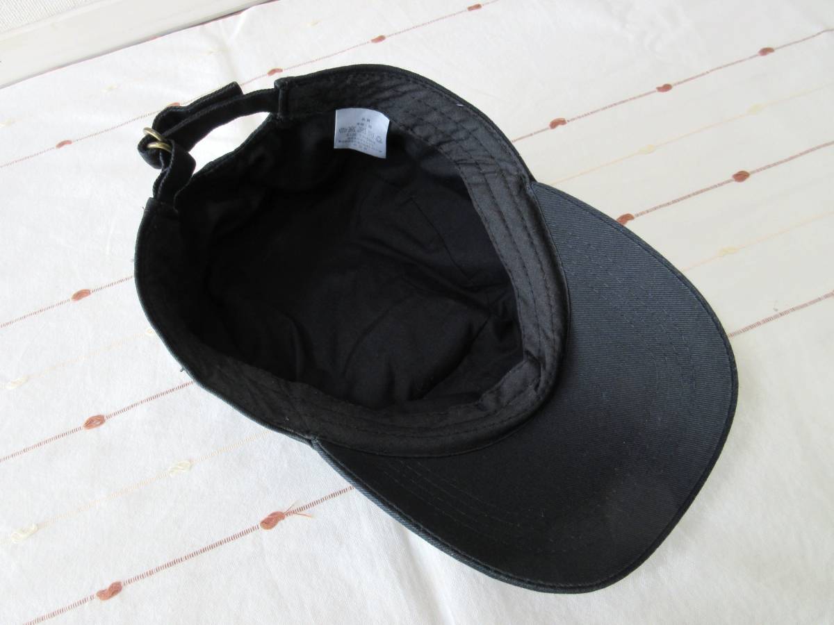 ALPHA INDUSTRIES アルファインダストリーズ キャップ 帽子 黒 ブラック57cm～59cm メンズ レディースの画像4