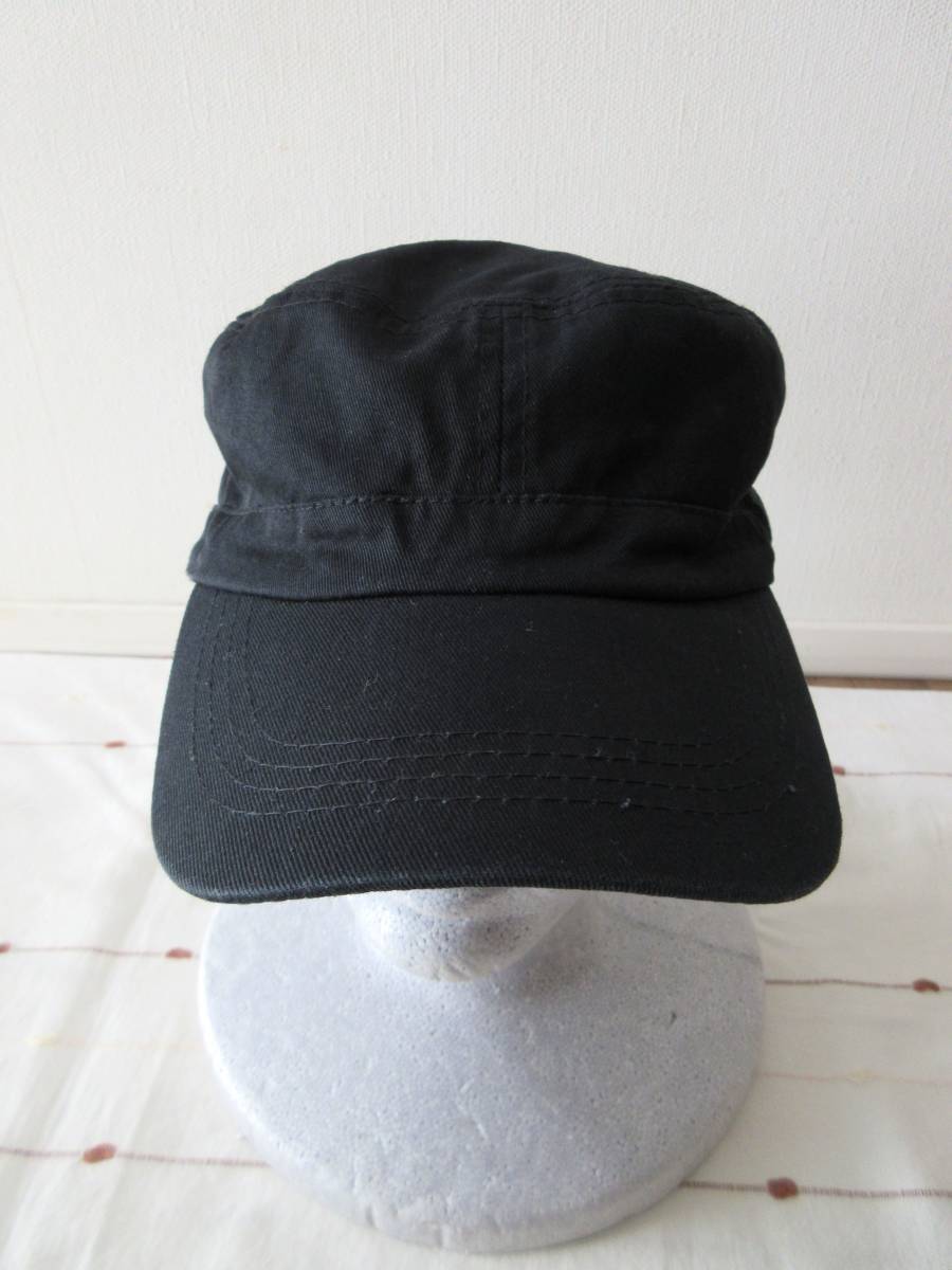 ALPHA INDUSTRIES アルファインダストリーズ キャップ 帽子 黒 ブラック57cm～59cm メンズ レディースの画像2