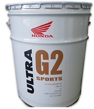 ☆送料無料☆ＮＥＷ☆ホンダ純正☆ウルトラ　Ｇ２☆スポーツ（ＳＰＯＲＴＳ）☆部分化学合成油☆１０Ｗ－４０☆２０Ｌ缶 _画像1