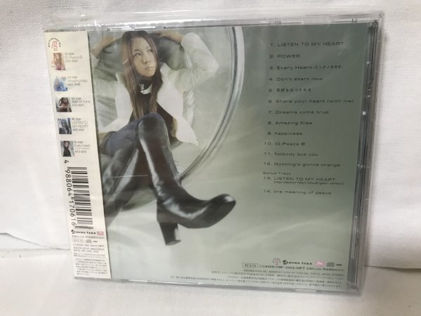 F689 未開封品 ボア BoA 初回限定盤/リッスン トゥ マイ ハート LISTEN TO MY HEART/アニメ 犬夜叉 主題歌 Every Heart-ミンナノキモチ_画像2