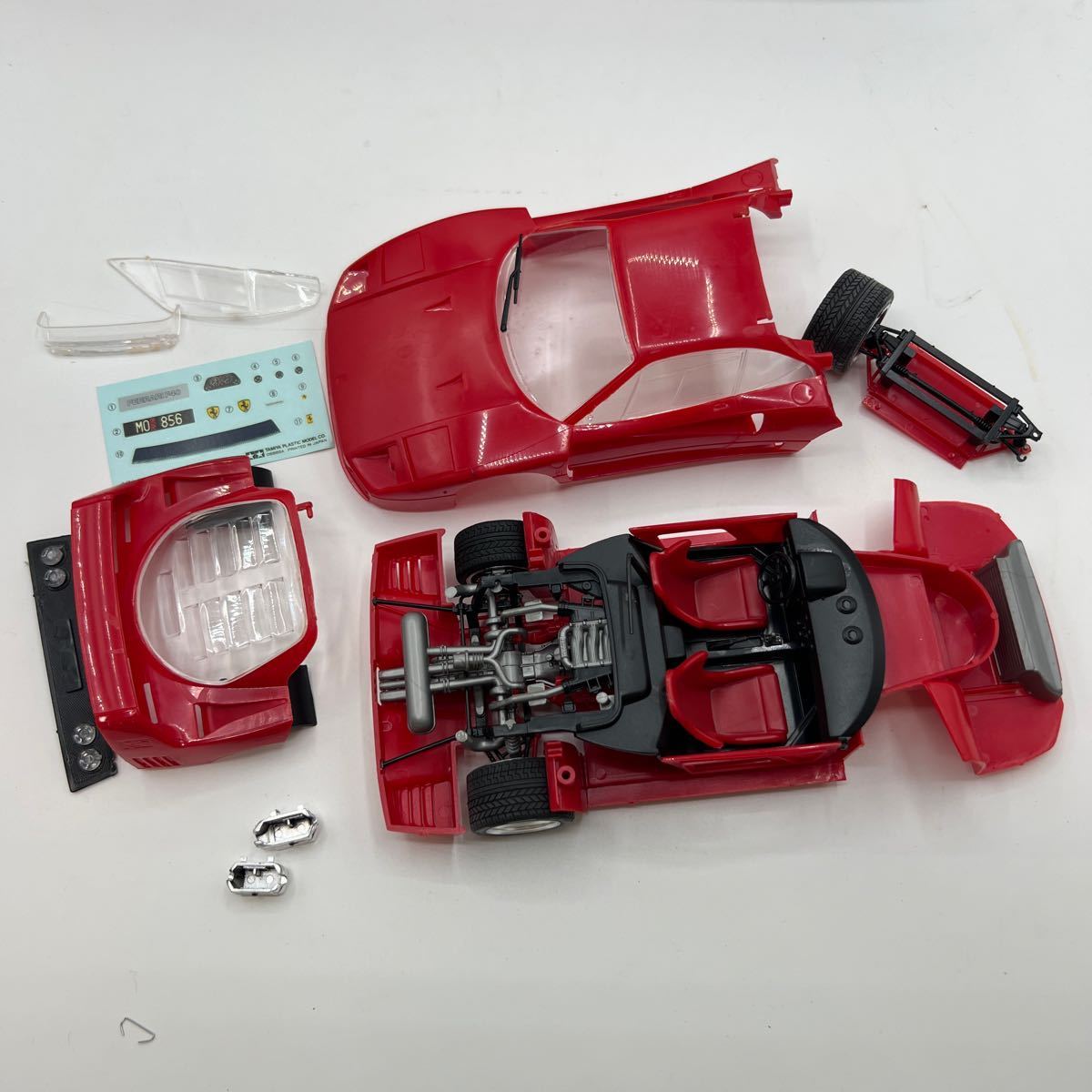 ジャンク タミヤ フェラーリ F40 F-40 TAMIYA Ferrari スポーツカーシリーズ 77 24077 1/24_画像2