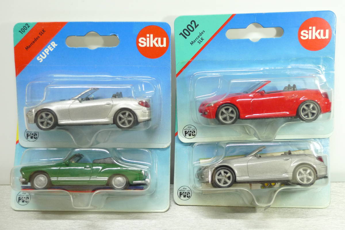 siku ジク 1002 メルセデス ベンツ SLK 350 と 1308 カルマン ギア 未開封品_画像1