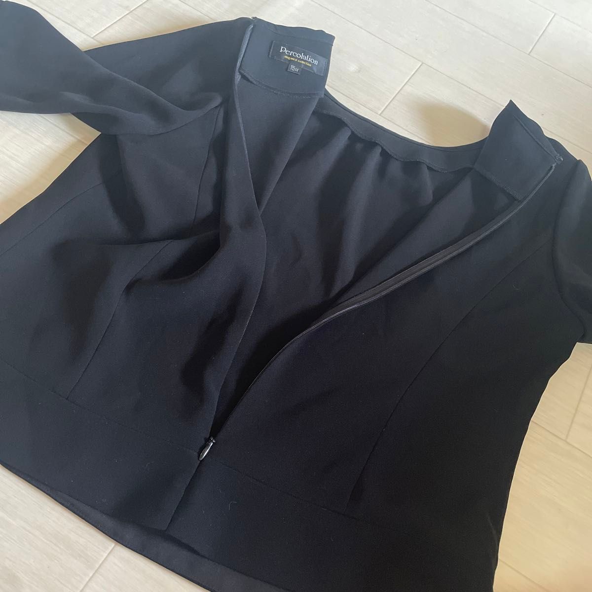 Percolation 礼服　ブラックフォーマル　パンツ　スカート　3点セット　 セットアップ　卒業式　大きいサイズ