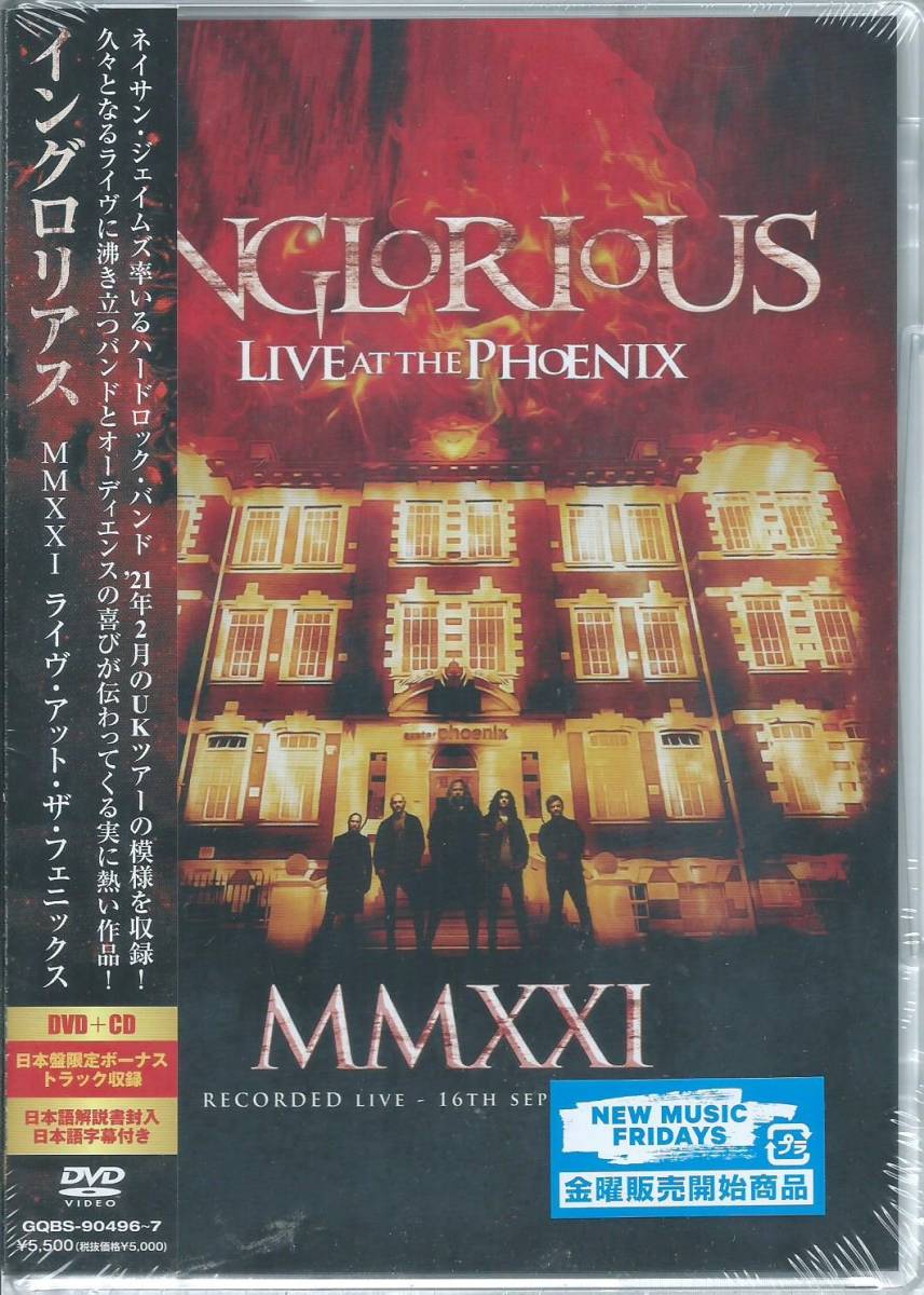INGLORIOUS　イングロリアス　　国内盤　MMXXI LIVE AT THE PHOENIX　　DVD+CD_画像1