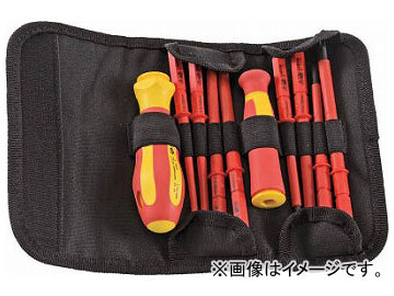 トラスコ中山 絶縁差替式ドライバーセット(マグネット入り) TZDS-8S(7624727)