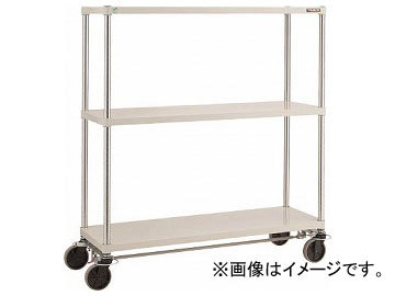 トラスコ中山 フェニックスラック 1200×450 U車輪4輪S付 W色 PER-4443-U125-B4-W(8194999)