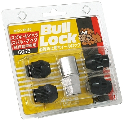 協永産業/KYO-EI ブルロック ロックナット ブラック M10×P1.25 入数：1セット(4個) 605B_画像1