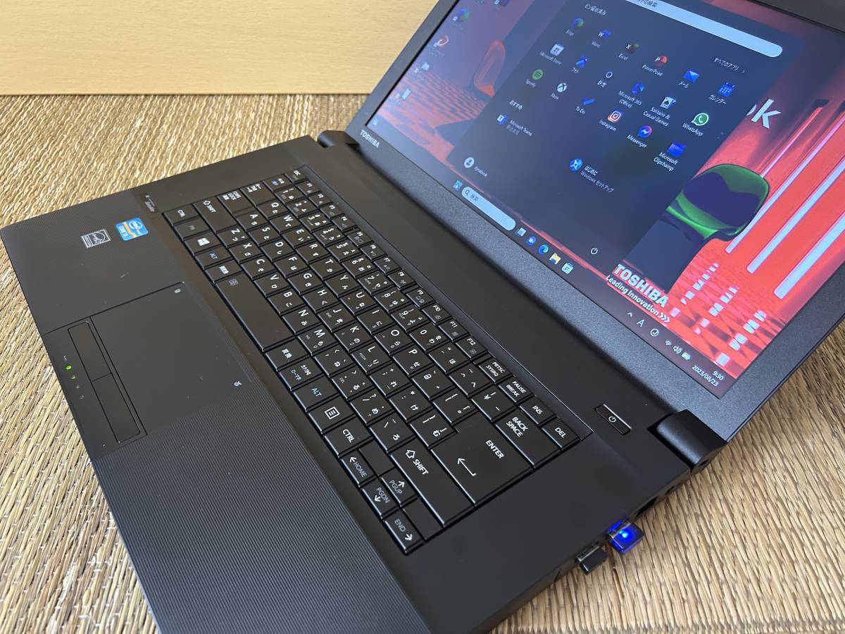 東芝 dynaBook Satellite B553/J Windows11 Pro か Windows10 Pro/SSD256GB/メモリ8GB/OfficeProPlus2021/の画像3