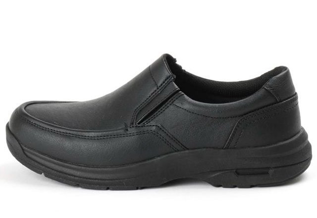  new goods te comb -3017 black 24.5cm men's walking shoes men's sneakers men's comfort shoes slip-on shoes 4E wide width shoes gentleman shoes 