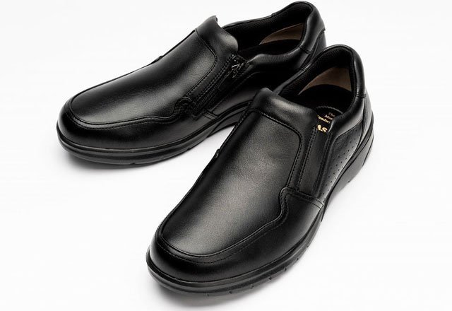 新品 ドクターアッシー DR8017 黒 24.5cm メンズビジネスシューズ メンズウォーキングシューズ 紳士靴 靴 4E幅広 ファスナー Dr. ASSY_画像2