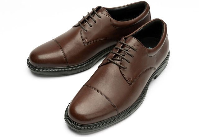 新品 ドクターアッシー DR6047 濃茶 27cm メンズビジネスシューズ ひも靴 紳士靴 靴 4E幅広 撥水加工 ストレートチップ Dr. ASSY_画像2