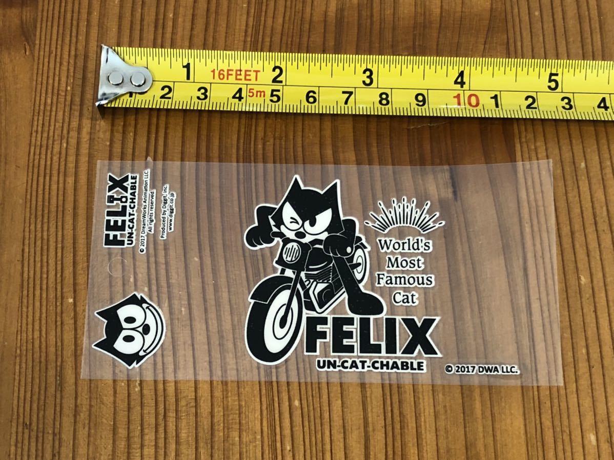 Felix フィリックス wink ウインク バイク 抜き デカール Un-Cat-Chable mooneyes シール デコ ステッカー ムーンアイズ moon eyes_画像2