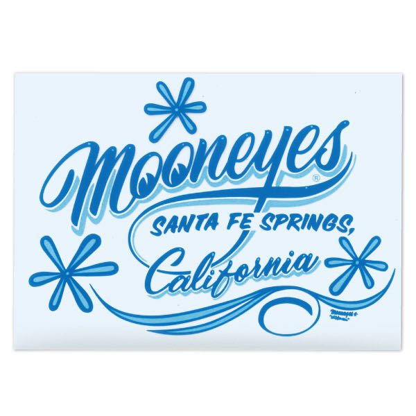 MOONEYES California デカール ピンストライプ ステッカー 青 ムーンアイズ moon eyes カリフォルニア ピンスト ブルー シール ステッカーの画像2