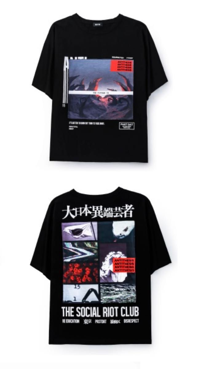 the GazettE ガゼット グッズ Tシャツ ビッグT 愚鈍の桜 the GazettE ガゼット グッズ Tシャツ ビッグT 愚鈍の桜