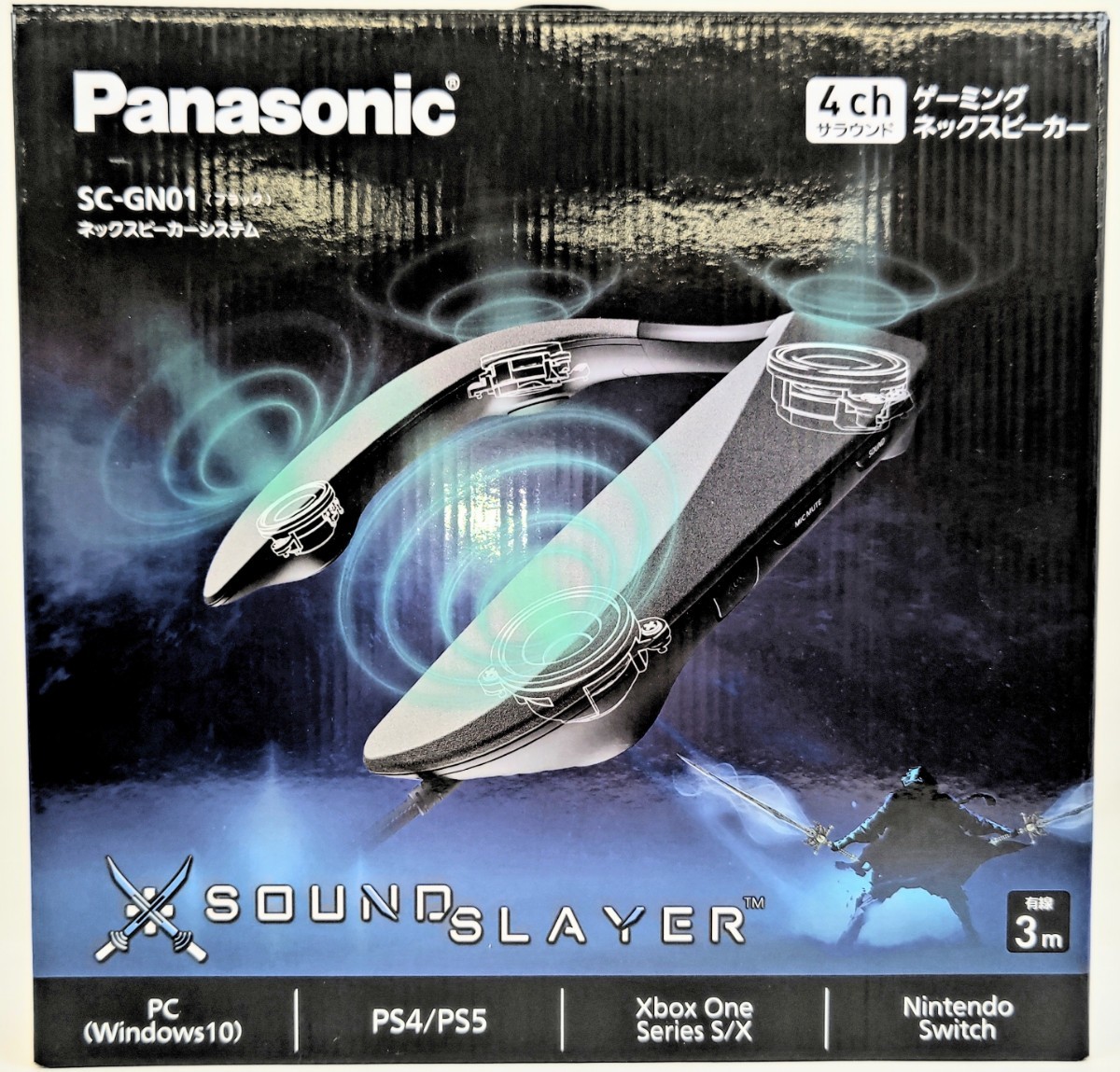 Panasonic ネックスピーカーシステム SC-GN01 ブラック_画像1