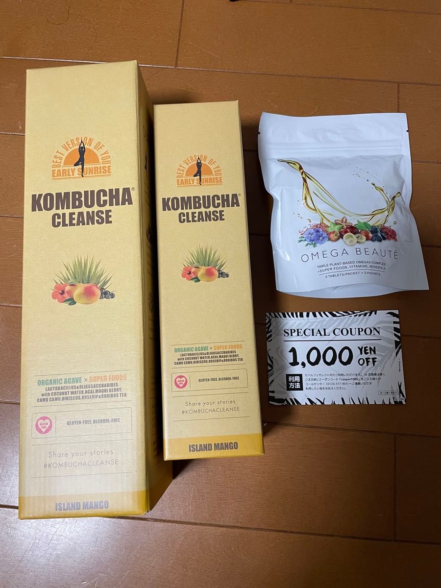 KOMBUCHA CLEANSEセパルフェ コンブチャクレンズ720ml+300ml