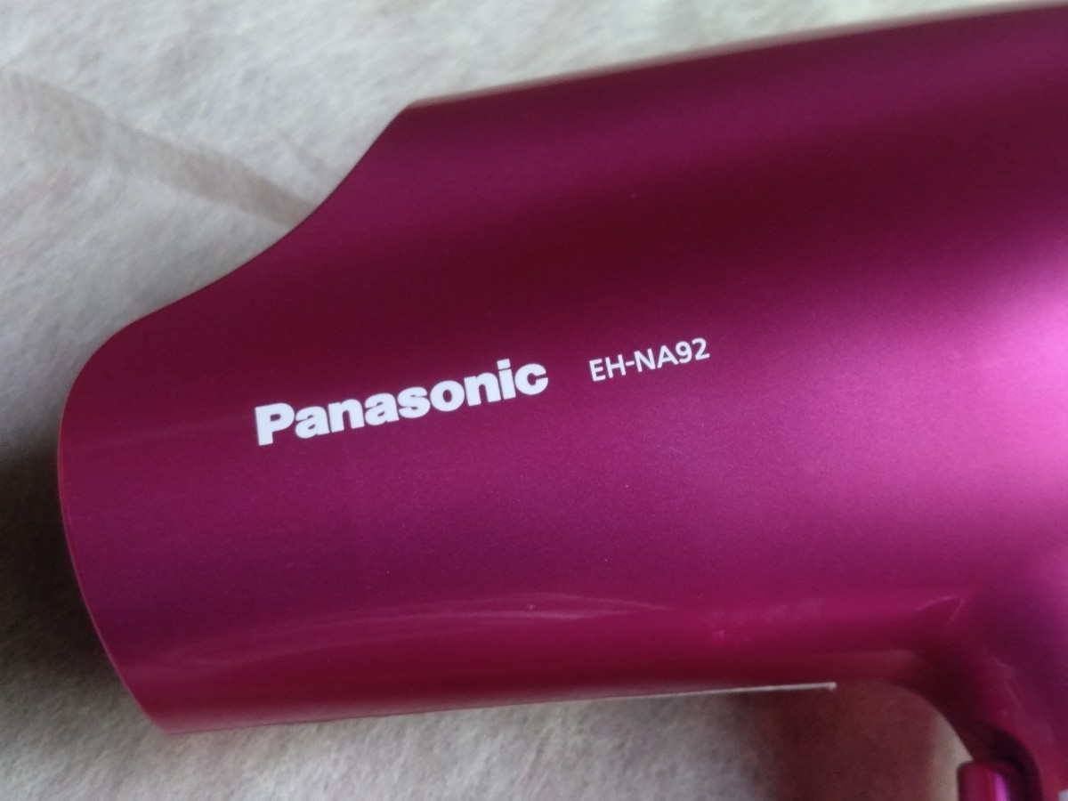 ◆Panasonic パナソニック ヘアー ドライヤー ナノケア ピンク、EH-NA92　稼動品！_画像2