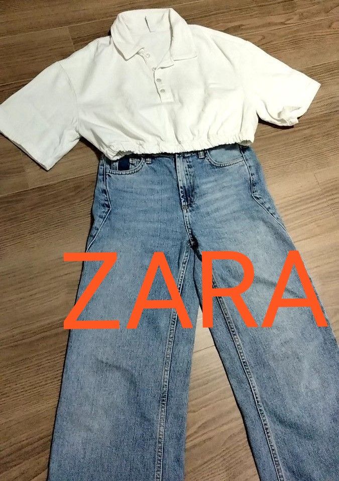 美品★ZARA★ショート丈　トップス☆