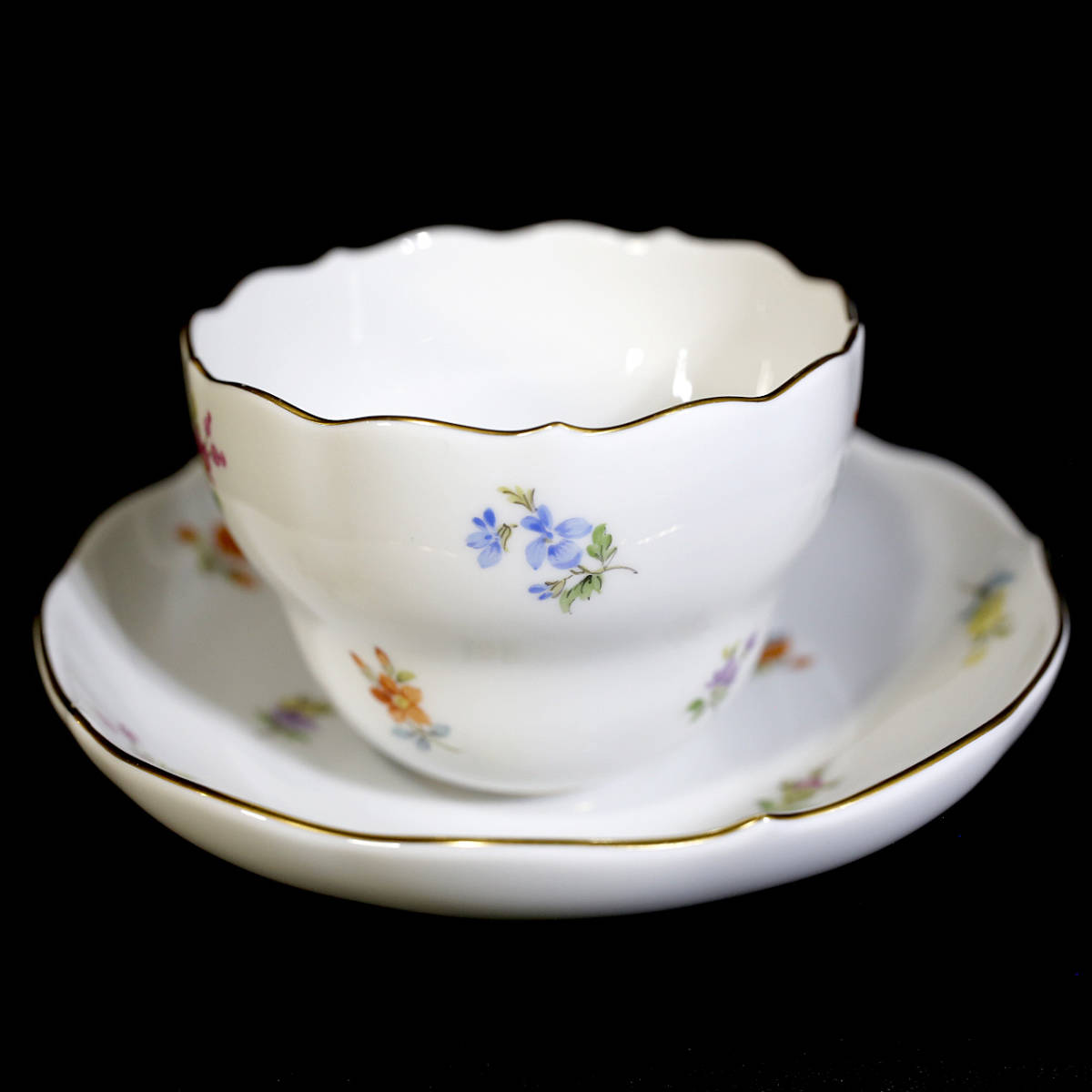 楽天市場】【中古】 正規品 Meissen マイセン 陶磁器 大輪のバラ