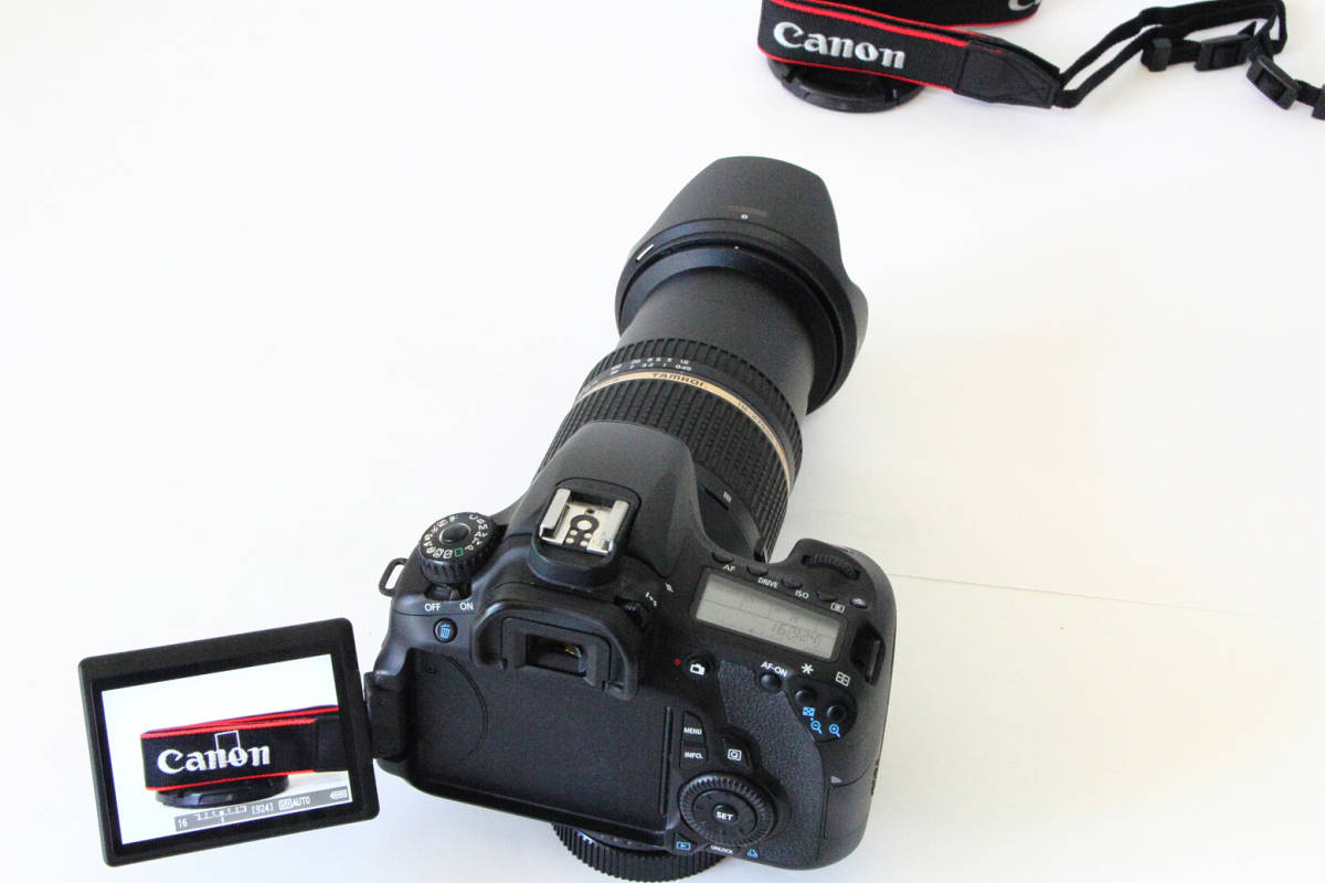 CANON EOS60D シャッター約42,000回 +TAMROM 高倍率ズーム AF 18-270mm VC (B003) 動作良好中古美品 送料無料 _ライブビューの状況　動作良好です