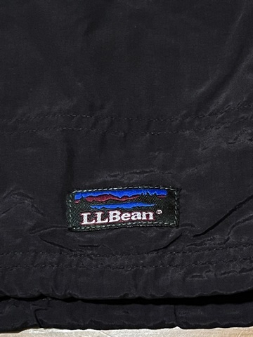 80s 90s L.L.Bean LLビーン アノラックパーカー ナイロンパーカー ジャケット M 黒 ブラック ヴィンテージ オールド 旧タグ エルエルビーン_画像4