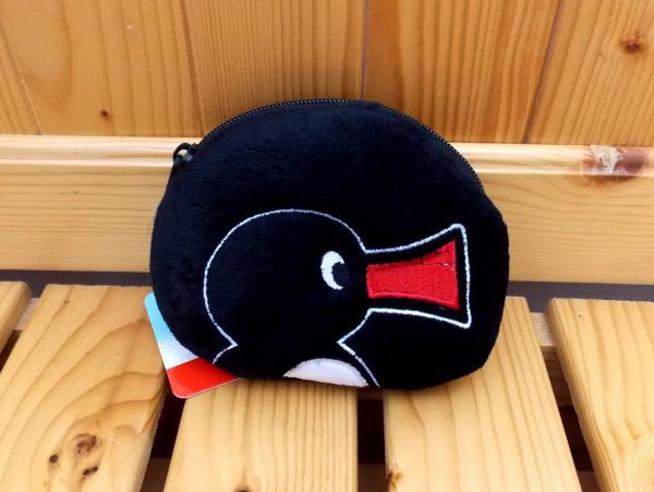 台湾限定!!★即決♪ 正規品!! ピングー（Pingu）のもふもふ円形小物入れ １ケ♪_画像7