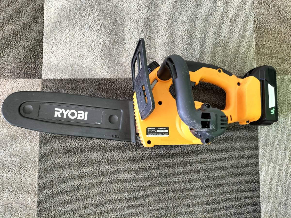 中古品　RYOBI 京セラ BCS-1800 充電式チェンソー　NO83_画像2