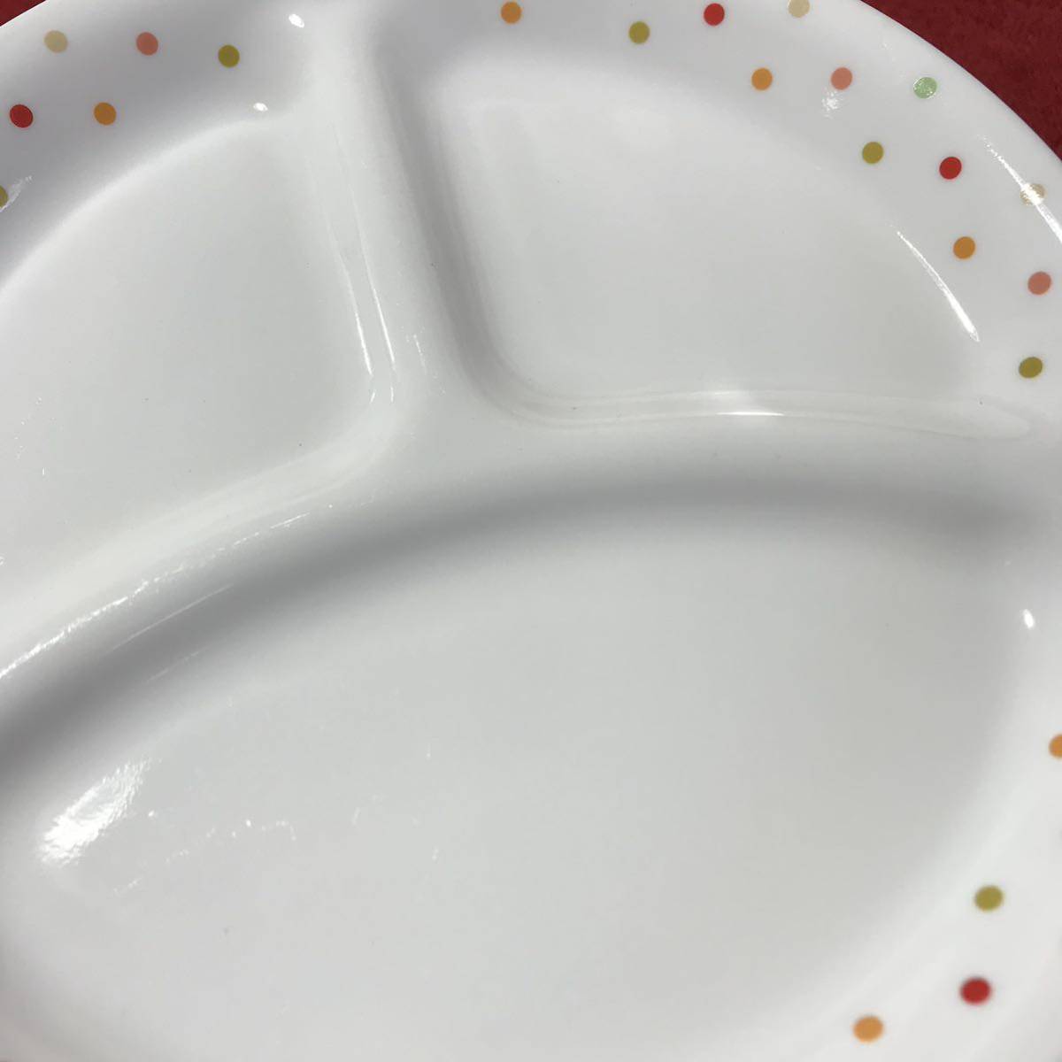 C360 CORELLE コレール プレート セット 平皿 4点 ランチプレート 1点 絵柄色々 直径約21cmの画像7