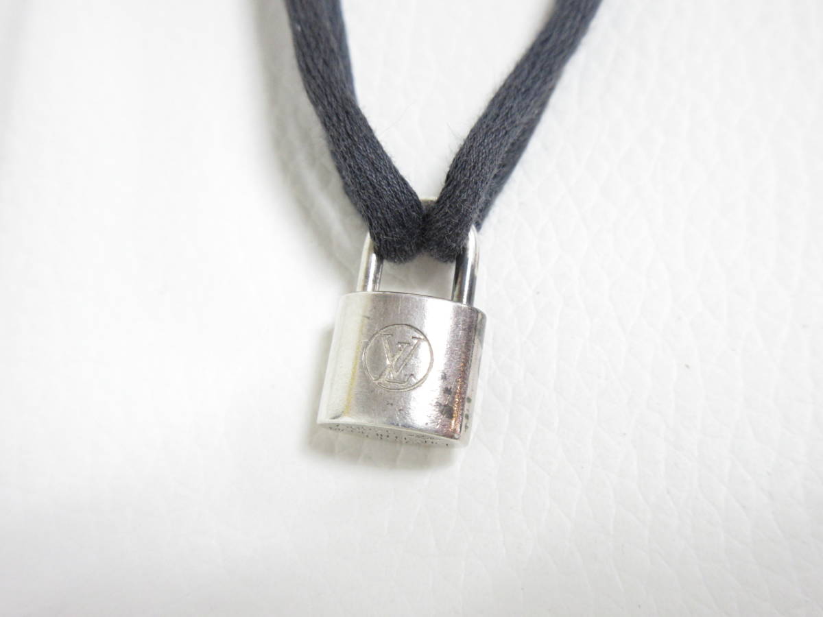 12196◆LOUIS VUITTON ルイヴィトン パドロック ブレスレット AG925 シルバー925【E12573】MADE IN FRANCE 中古 USED