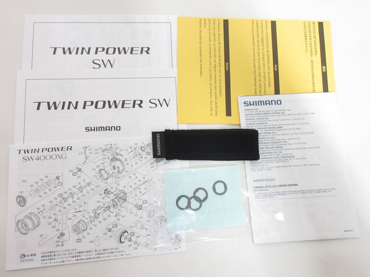 12300◆SHIMANO シマノ TWINPOWER ツインパワー SW6000HG スピニングリール 未使用_画像9