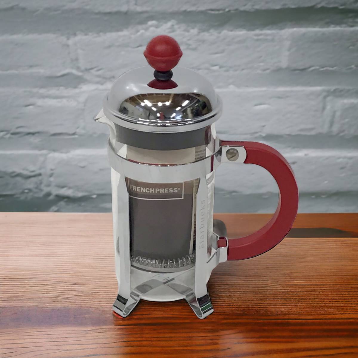 24Y028 1 【美品】 STARBUCKS × bodum フレンチプレス コーヒーメーカー バリスタ _画像1