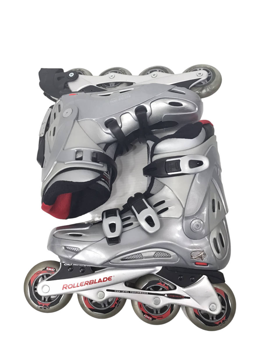 24R034 4 ROLLERBLADE ролик лезвие роликовые коньки 25.5.MADE IN ITALY б/у товар 