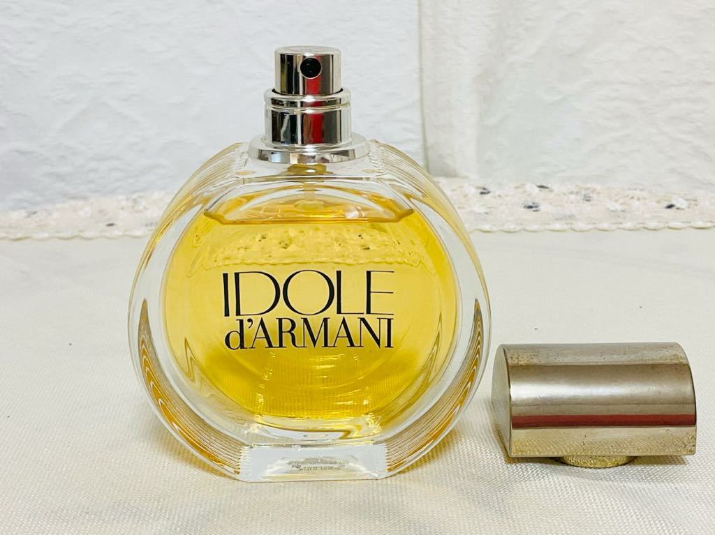 【USED】☆ GIORGIO ARMANIジョルジオ アルマーニ IDOLE d'ARMANIアイドル ドゥ アルマーニ オードパルファム 50ml香水レア？_画像2