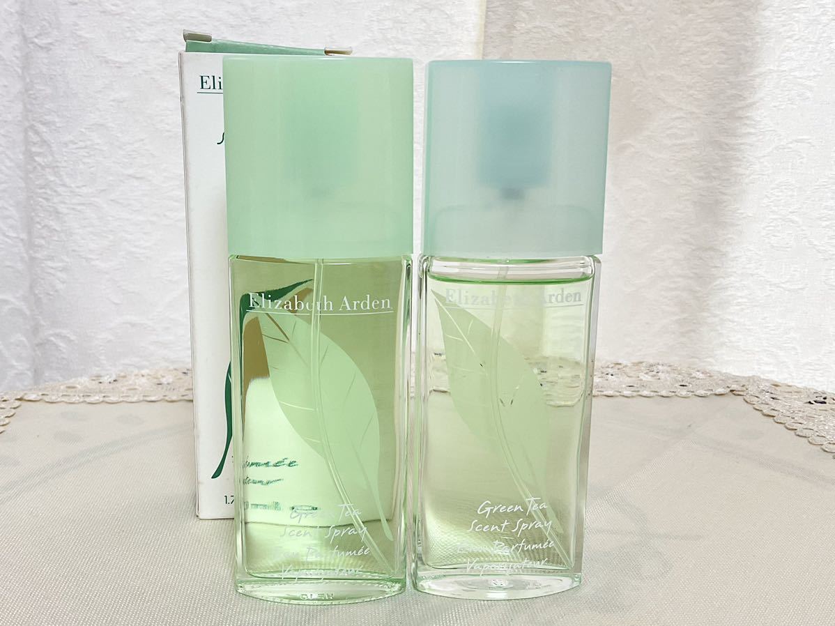 【USED】☆ Elizabeth Arden エリザベスアーデン グリーンティ セントスプレー 50ml 香水 2点_画像1