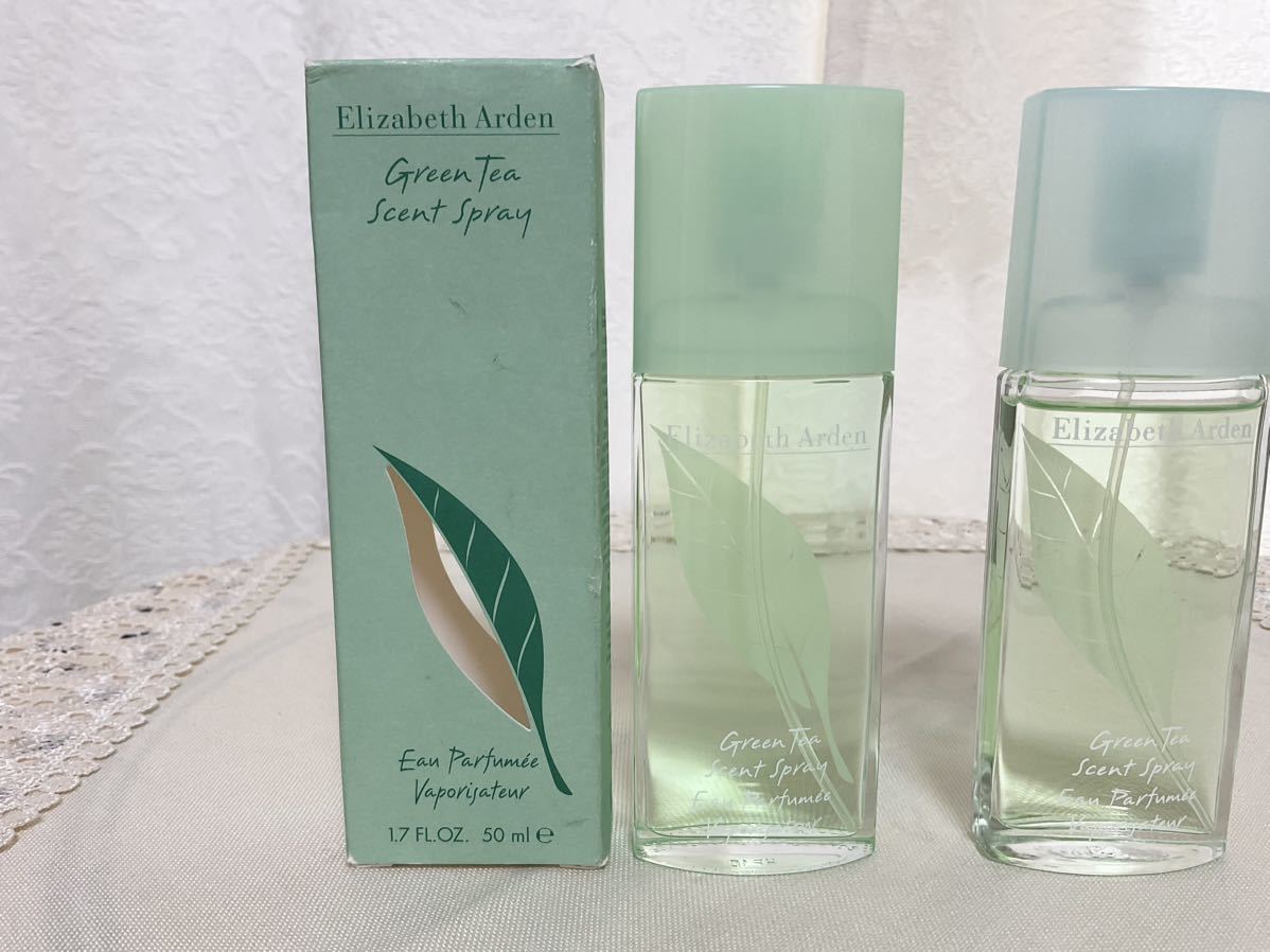 【USED】☆ Elizabeth Arden エリザベスアーデン グリーンティ セントスプレー 50ml 香水 2点_画像6