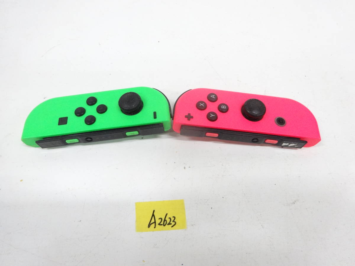 Nintendo Switch ニンテンドー スイッチ Joy-Con ジョイコン 純正 L R セット 簡易動作確認済み A2623の画像3