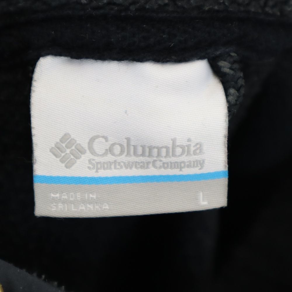 コロンビア アウトドア 長袖 フリース パーカー L 黒 Columbia プルオーバー メンズ 240121_画像7