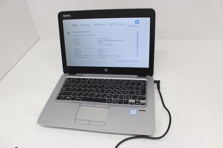 現状 EliteBook 820 G3 第6世代 Core i3 6100U /8GB/12.5インチ/Wi-Fi/USB3.0/Type-C/Win10モデル☆_画像2