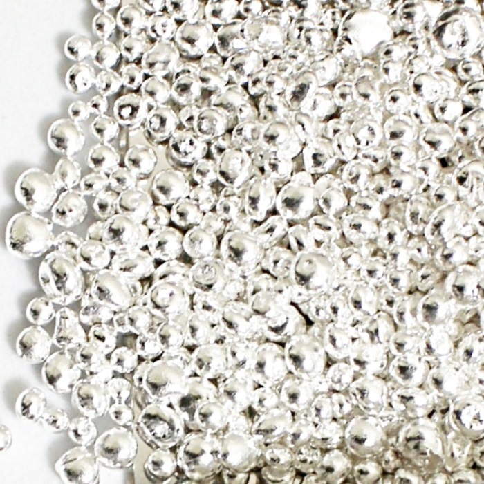純銀 sv1000 国産 銀インゴットの素 シルバー 200g 笹吹き(ささぶき) 地金 つぶ銀 ササブキ 彫金・鋳造キャストに_画像3
