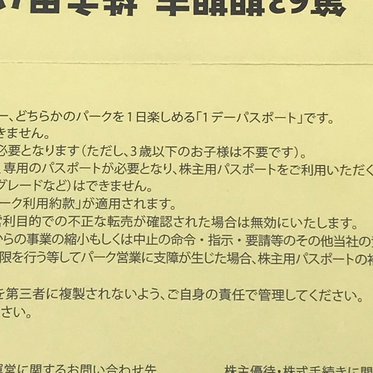 株主用ディズニーパスポート 1デーパスポート 東京ディズニーランド ディズニーシー どちらか選べる 2024.6.30まで 株主優待券 fe ABD3_画像8