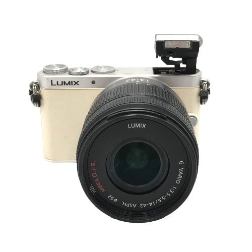 Panasonic ルミックス LUMIX DMC-GM1 G VARIO 14-42mm ASPH. MEGA O.I.S . 一眼レフ デジタルカメラ 通電・シャッター動作確認済 fe ABA1_画像4