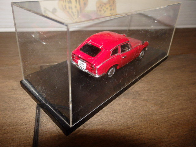 国産 名車コレクション 1/43 ホンダ Ｓ600 クーペ 1965 赤 アシェット 旧車 クラシックカー ミニカー　MM3/B33_画像3