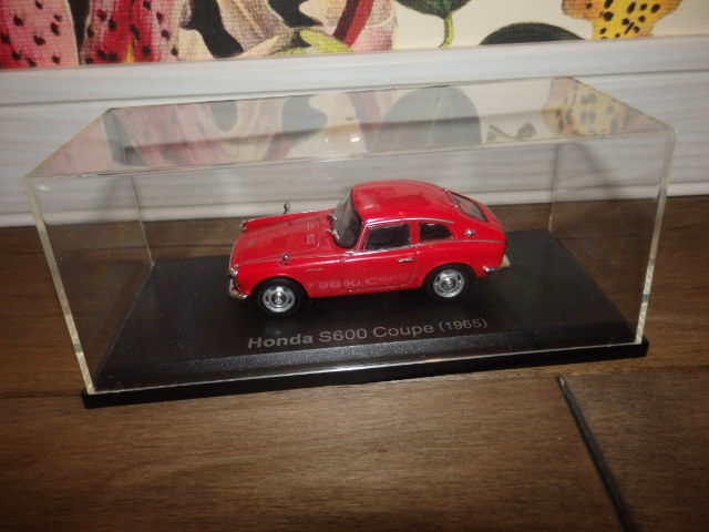 国産 名車コレクション 1/43 ホンダ Ｓ600 クーペ 1965 赤 アシェット 旧車 クラシックカー ミニカー　MM3/B33_画像1