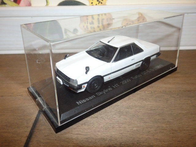 国産名車コレクション 1/43 日産 スカイライン HT2000 ターボ GT-E・S 1981 白 旧車 クラシックカー ミニカー MM3/B141の画像2