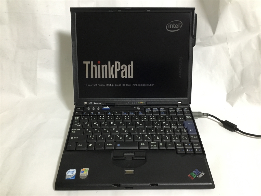 ジャンク ThinkPad X60 Core2 Duo T7200 2.0GHz HDDなし 1GB IBM Lenovo_画像1